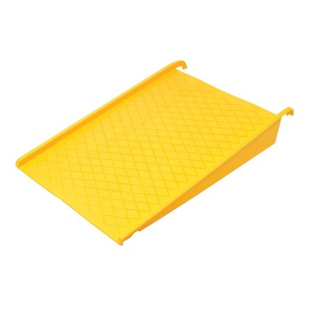 EAGLE MFG Spill Containment Poly Pallet Ramp, 45-1/2L x 32W, Yellow 1689